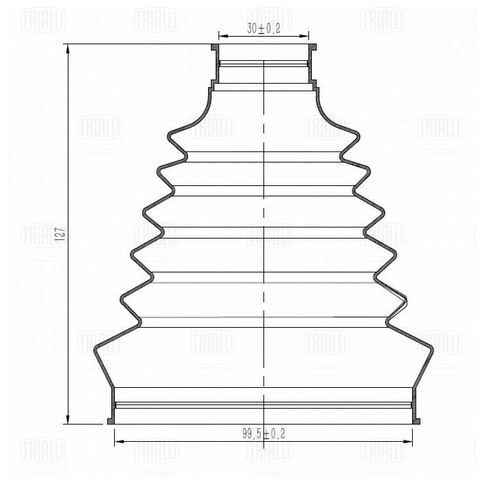 TRIALLI Пыльник ШРУС FG0505
