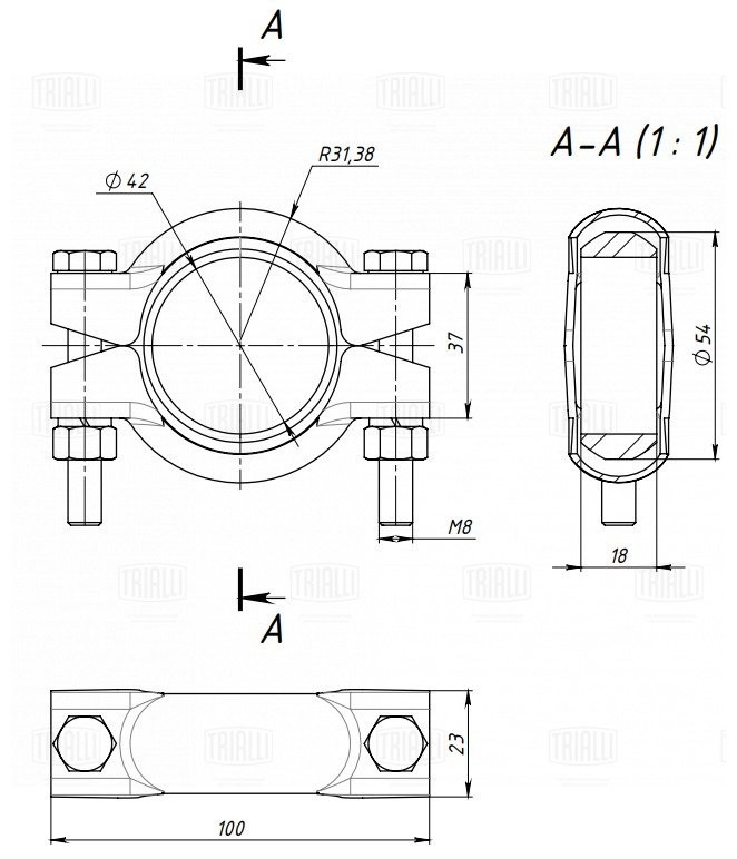 TRIALLI Хомут TCLP45