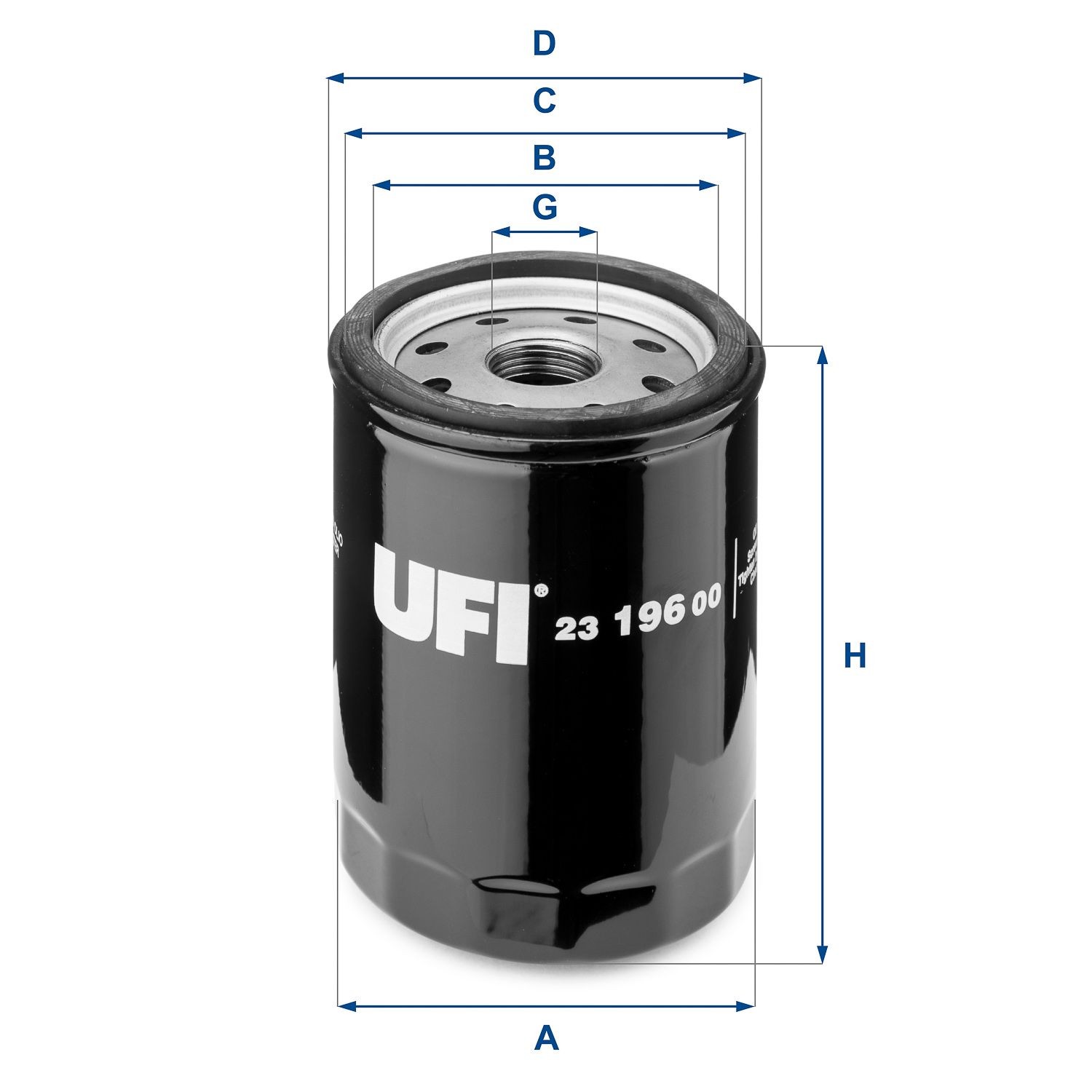 UFI Фильтр масляный 2319600