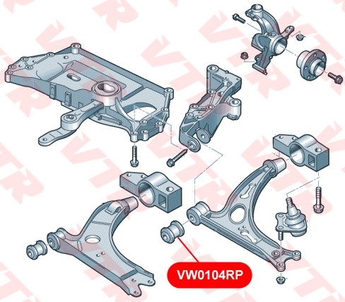 VTR Сайлентблок VW0104RP