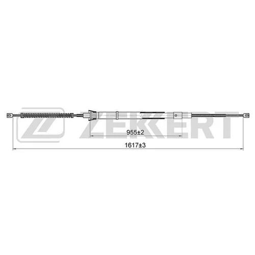 ZEKKERT Трос тормоза стояночного BZ1043