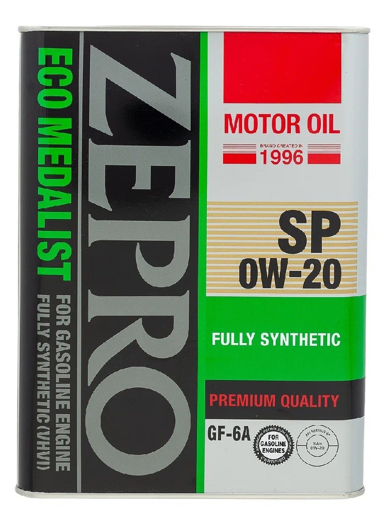 ZEPRO 0W-20 ECO MEDALIST FS SP/GF-6A